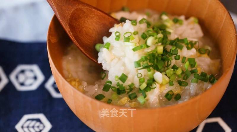 Scallops and Egg Congee recipe