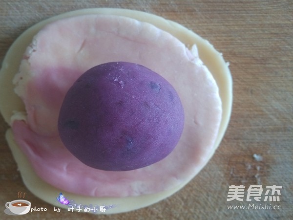 Purple Sweet Potato Lotus Cake recipe