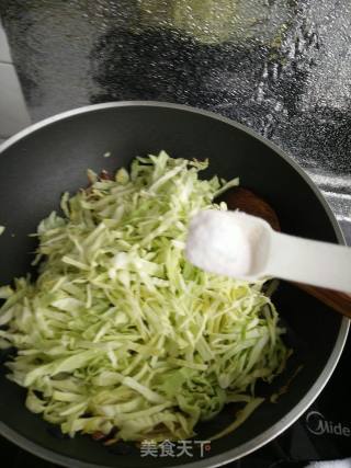 Stir-fried Cabbage with Mushrooms recipe