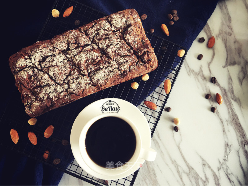 Reduced Fat Coffee Pound Cake with Nuts recipe