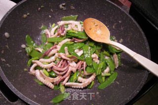 Squid Rings with Scallions--kai Shou Dish recipe