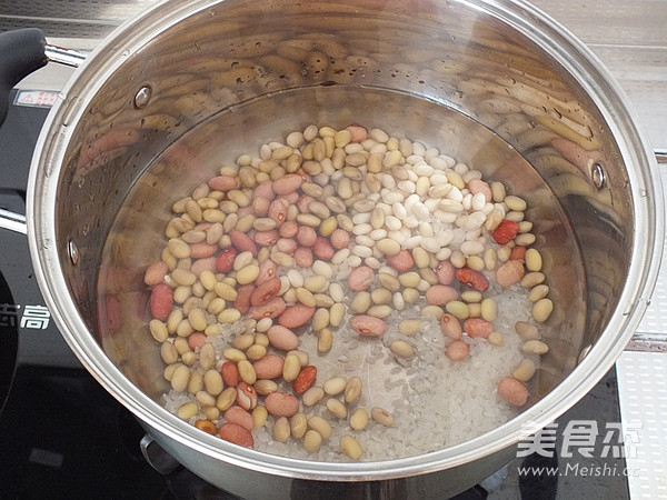 Mixed Beans and Rice Porridge recipe