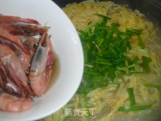 Arctic Shrimp Noodle Soup recipe