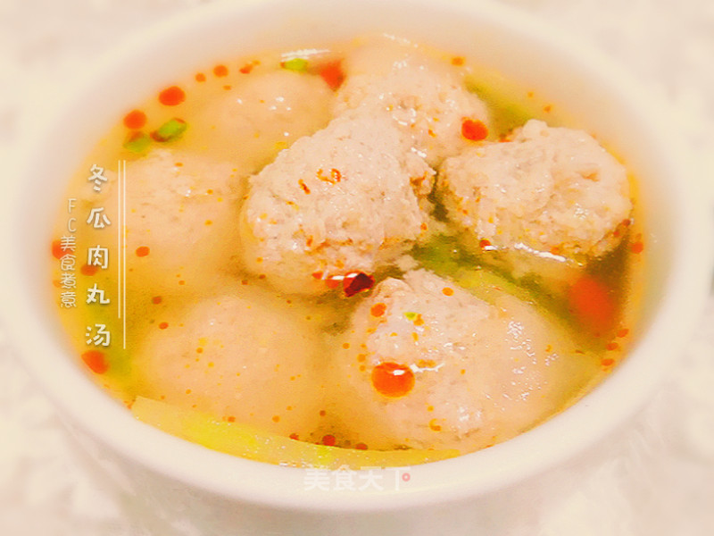 Winter Melon Meatball Soup recipe