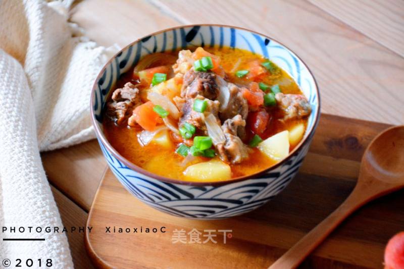 Stewed Beef Brisket with Tomatoes and Potatoes recipe