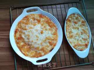 Baked Golden and Silver Potato Paste with Cheese recipe