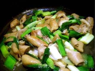 Stir-fried Pork Intestines with Garlic recipe