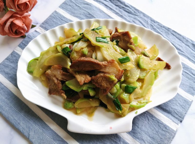 Char Siew Pork Stir-fried Vegetables recipe