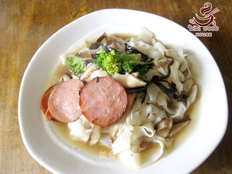 Ramen with Dumpling Skin in Sauce recipe