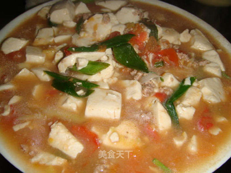 Tomato Tofu Soup recipe