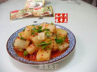 Spicy Stir-fried Rice Tofu----daxi Big Beef Seasoning Edition recipe