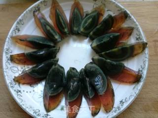 Preserved Egg with Double Pepper recipe