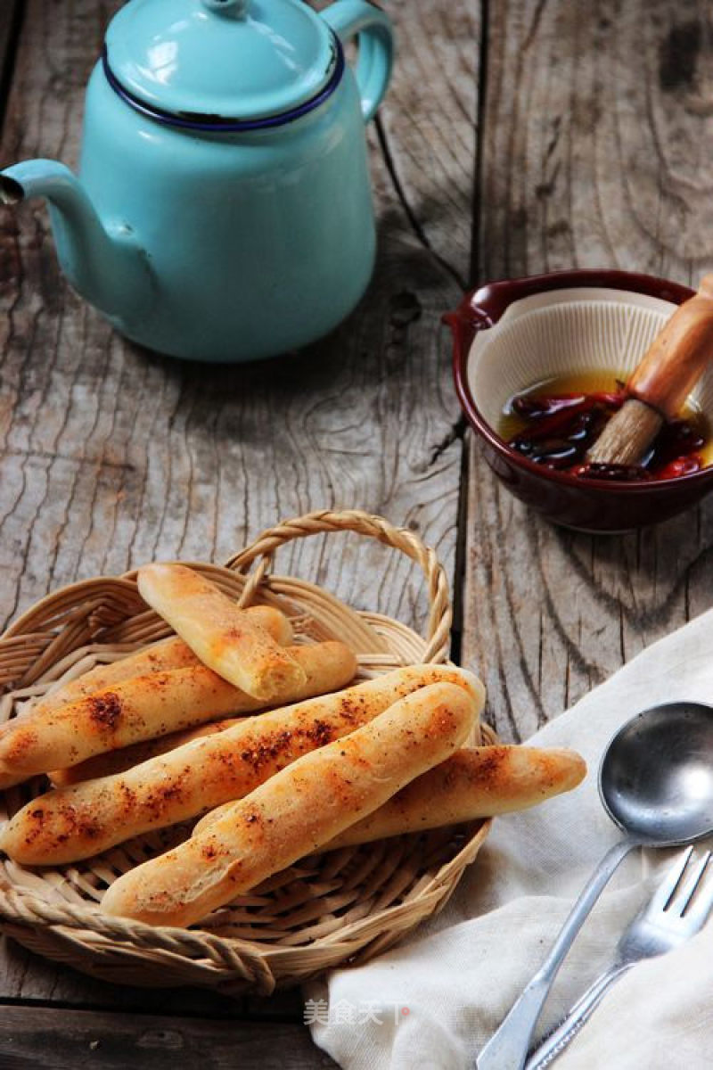 Surprise The Palate---spicy Bread Sticks recipe