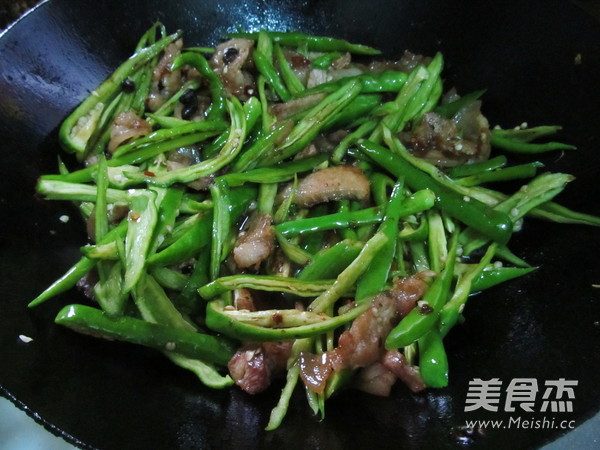 Hot Pepper Twice Cooked Pork recipe