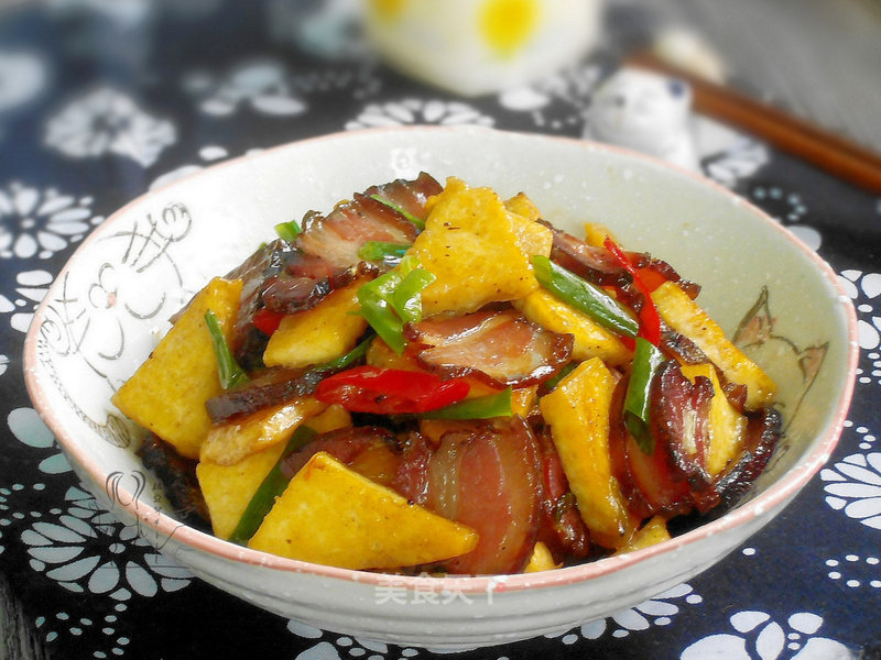 Braised Tofu with Bacon recipe