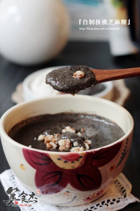 Homemade Walnut Sesame Paste recipe