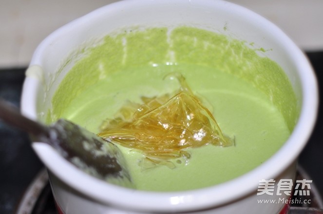 Matcha Tofu Jelly recipe