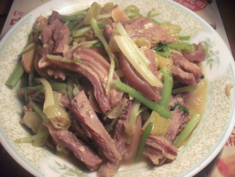 Stir-fried Lamb with Pickled Peppers recipe