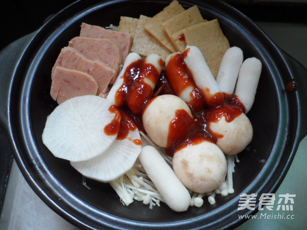 Korean Force Hot Pot recipe