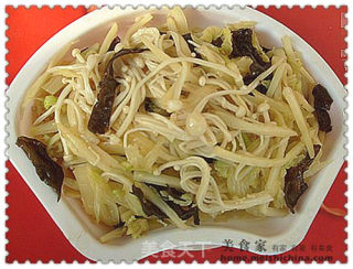 Crispy Bamboo Shoots and Cabbage Core recipe