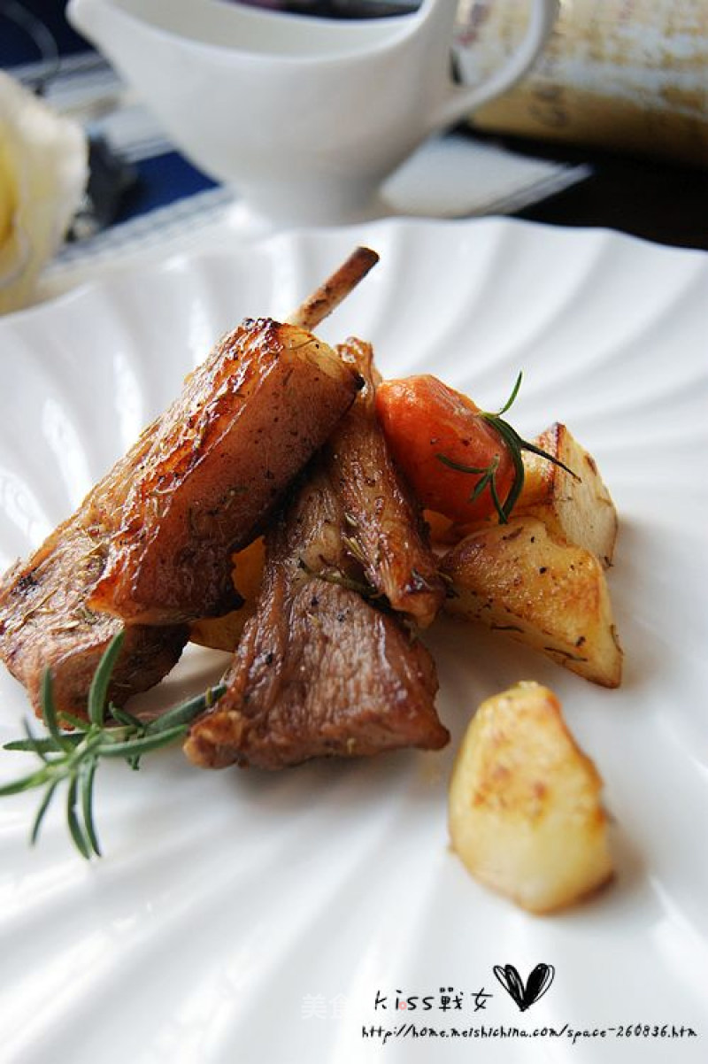 Grilled Lamb Chops with Herbs recipe