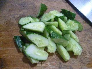 Cucumber Mixed with Mussels recipe