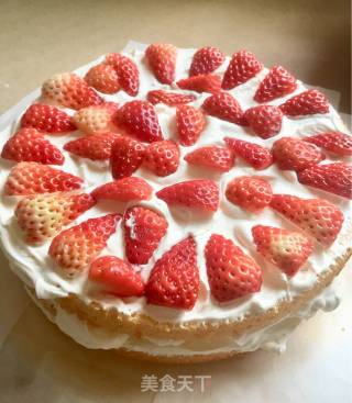 Fruit Cream Cake recipe