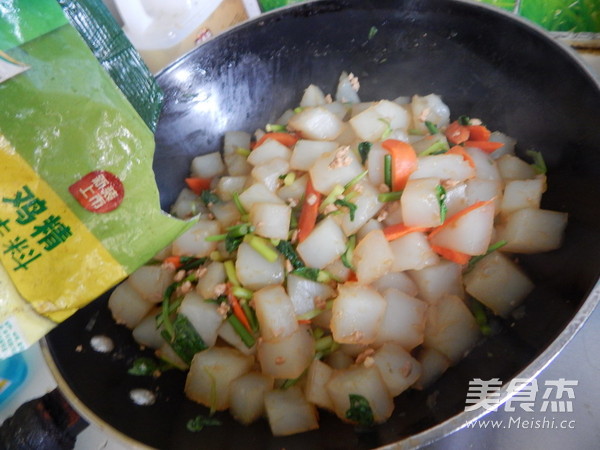 Stir-fried Jelly with Minced Meat recipe