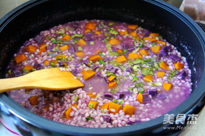 Barley Rice and Vegetable Porridge recipe