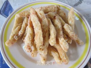 Crispy Salt and Pepper Chicken Wicker [a Dish of Dragon Boat Festival] recipe