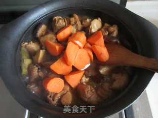 Stewed Chicken with Mushrooms recipe