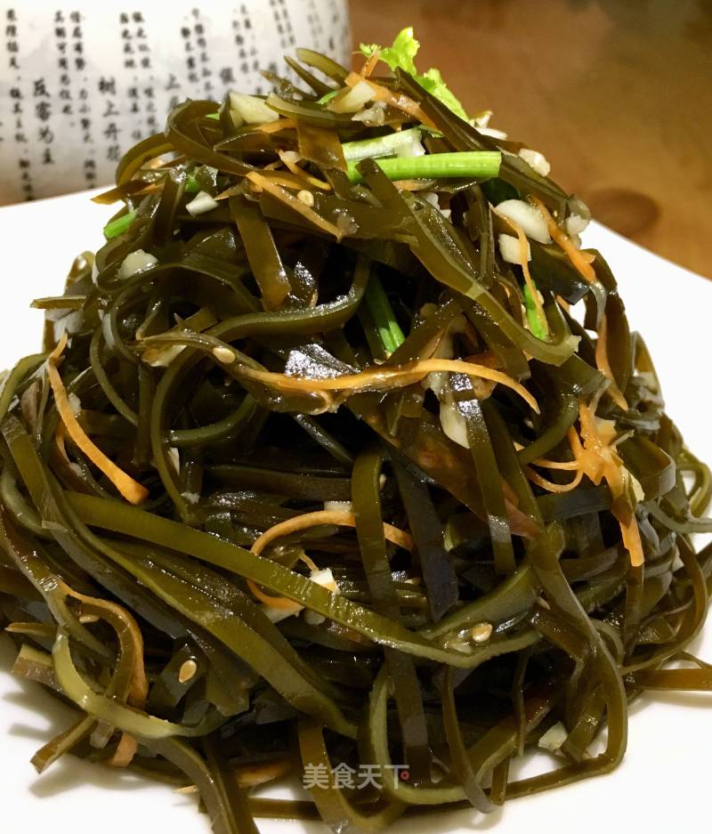 Kelp Shredded with Cold Vegetables recipe