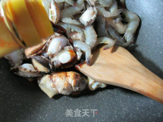 Medium Fin Abalone and Shrimp in Casserole recipe