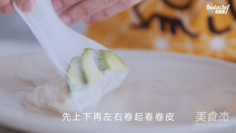 [quick Kitchen] Rainbow Spring Rolls-vietnamese Vegetarian Spring Rolls recipe