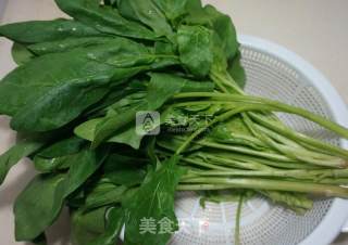 Spinach with Cashew Nuts recipe