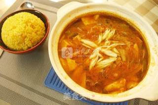 Hot and Spicy Beef Kimchi Soup recipe