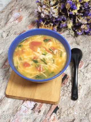 Enoki Mushroom Soup recipe