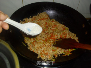 Three Silk Fried Noodles recipe