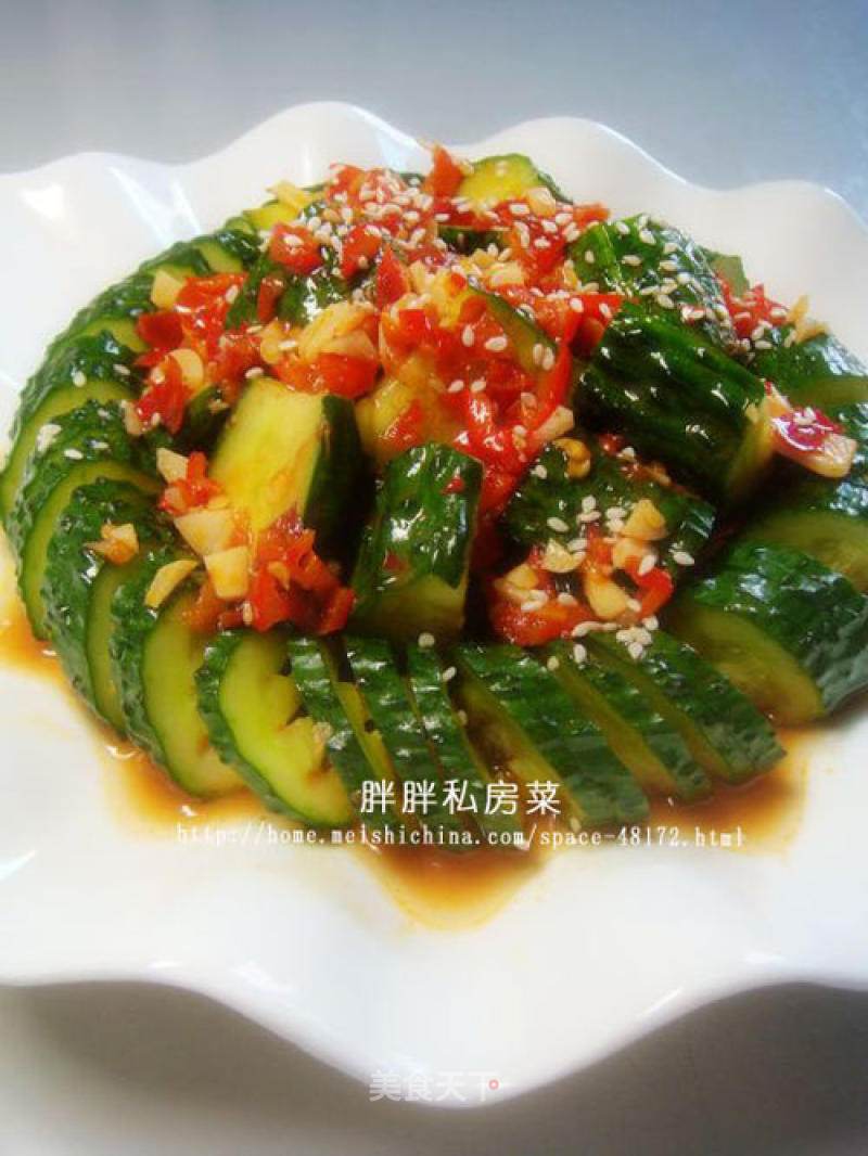 【hunan Cuisine】--watercress and Cucumber recipe