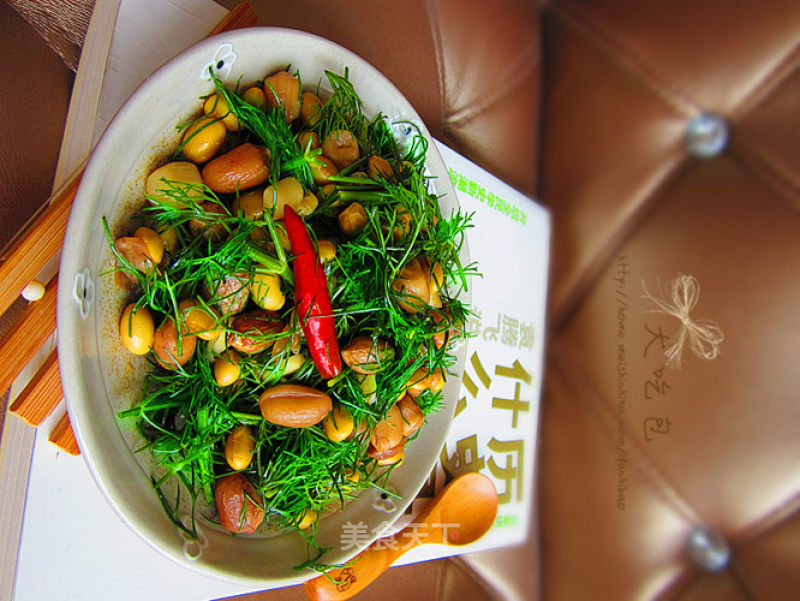 Fennel Chopped Marinated Peanuts recipe