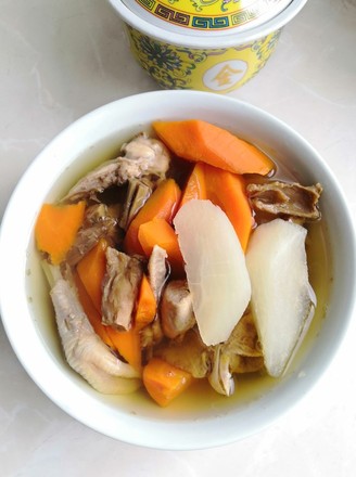 Radish Chicken Soup recipe