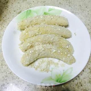 Oatmeal Fried Banana recipe