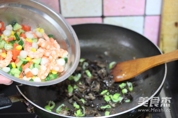 Crystal Colorful Shrimp recipe