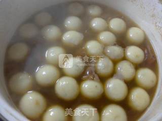 Longan Boiled Glutinous Rice Balls recipe
