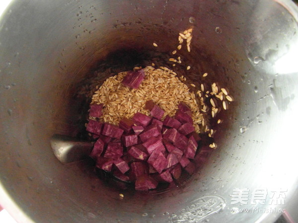 Naked Oats and Purple Sweet Potato Rice Paste recipe