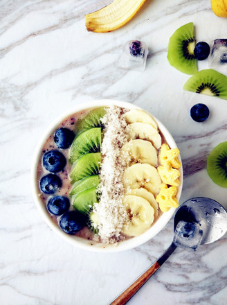 Blueberry Kiwi Banana Smoothie recipe