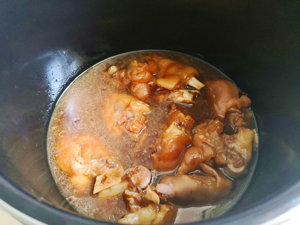 Marinated Trotters recipe