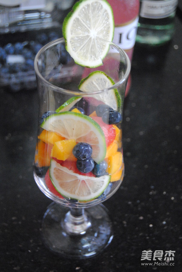 Colorful Fruit Cocktail recipe