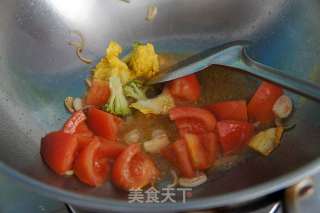 Stir-fried Chinese Cabbage with Tomato recipe