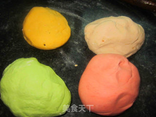 Colorful Five-cornered Dumplings recipe